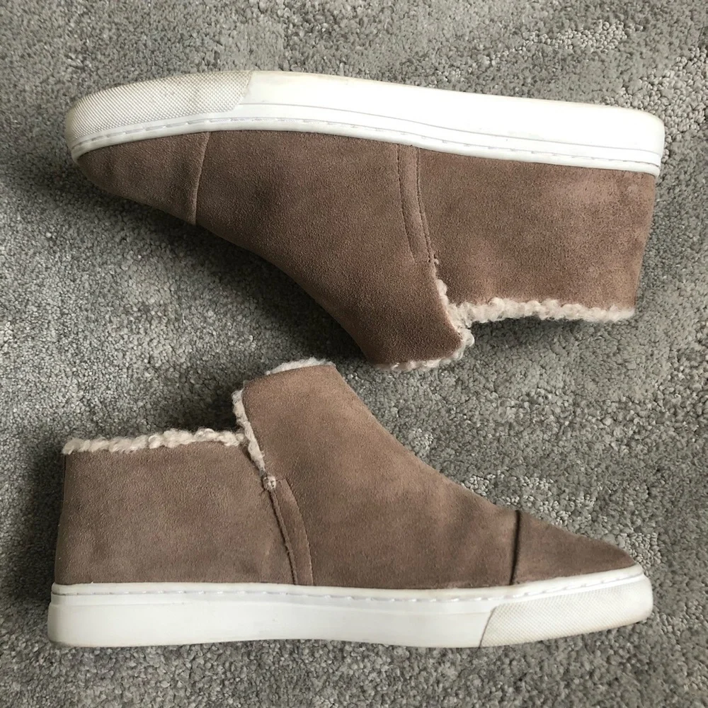 Lucky Brand Faux Fur Lined Lyndyna Mid-Top Sneaker
